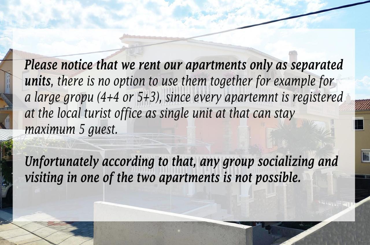 Modern 3Br Apartments In Zadar With Balcony Or Terrace, Free Parking & Ac ภายนอก รูปภาพ